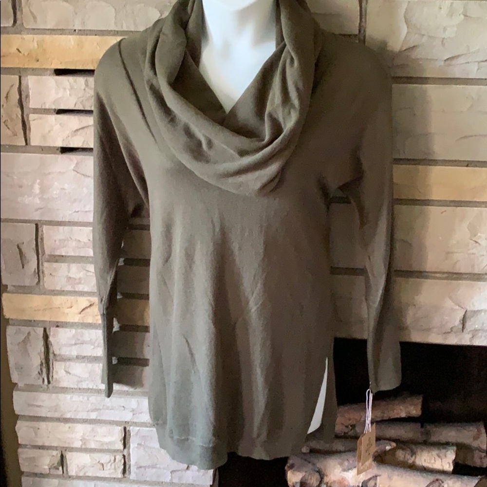 Yet Again oversized cowl neck